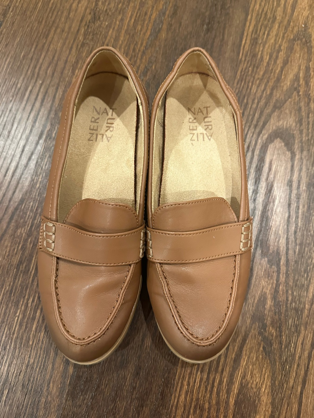 Naturalizer Brown Leather Penny Loafers